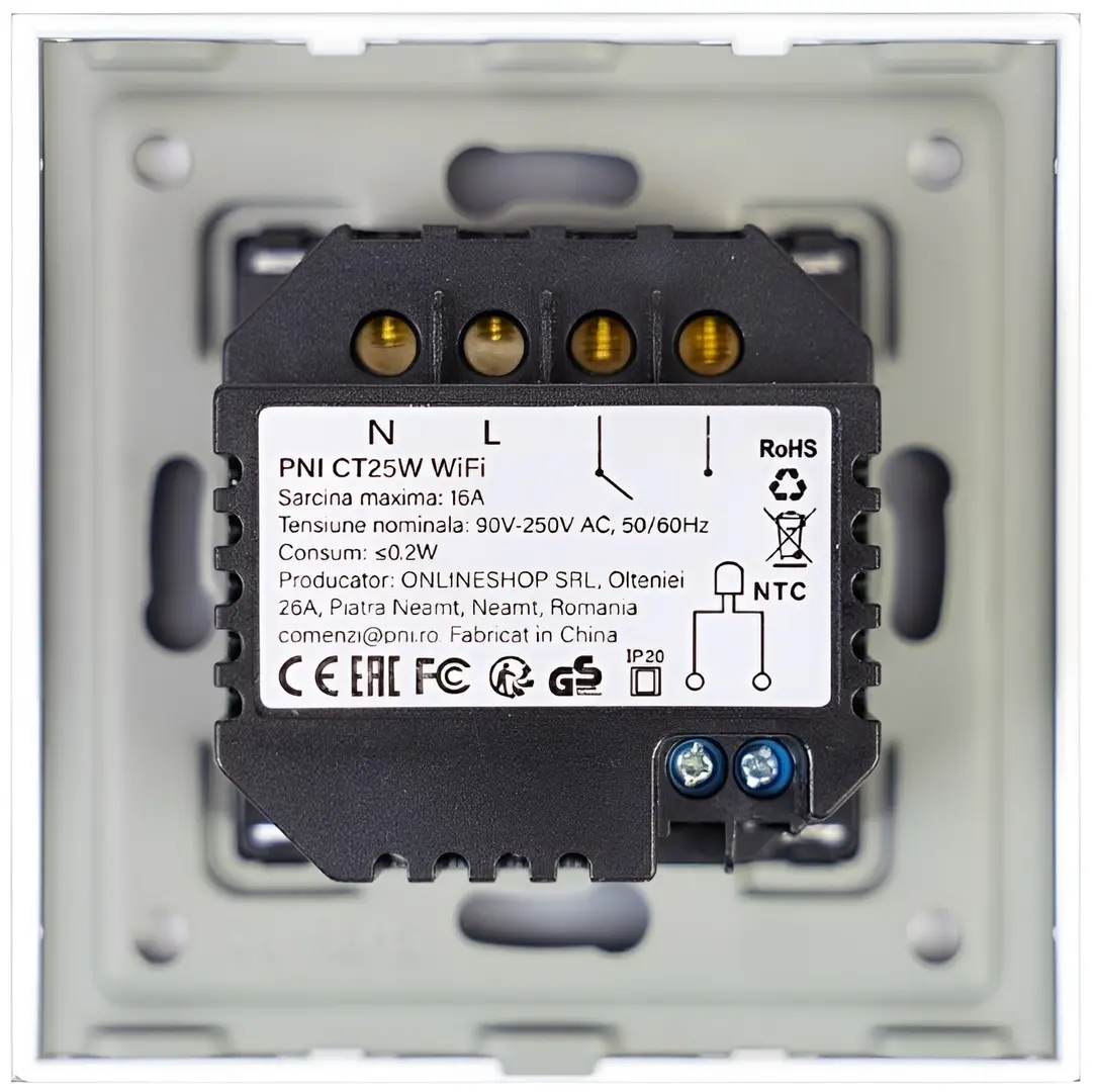 Термостат PNI CT26W (White) - 2