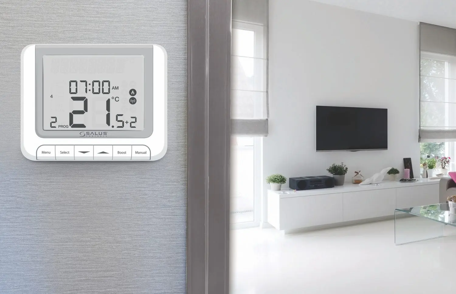 Термостат Salus Controls RT520 (White/Grey)