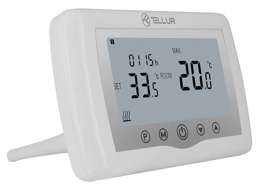 Tермостат Wi-Fi Tellur TLL331151 (White) - 2