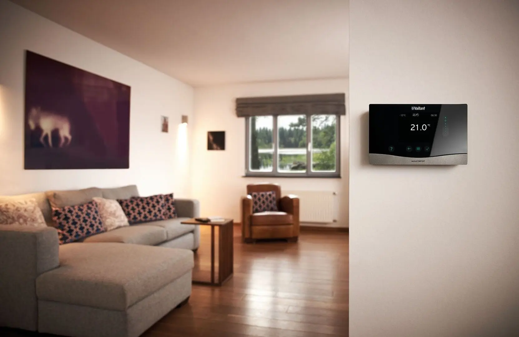 Термостат Vaillant sensoCOMFORT VRC 720 (Black/Grey)