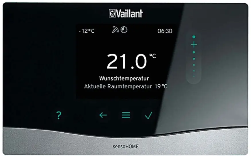 Termostat Vaillant sensoHOME VRT 380 (Black)