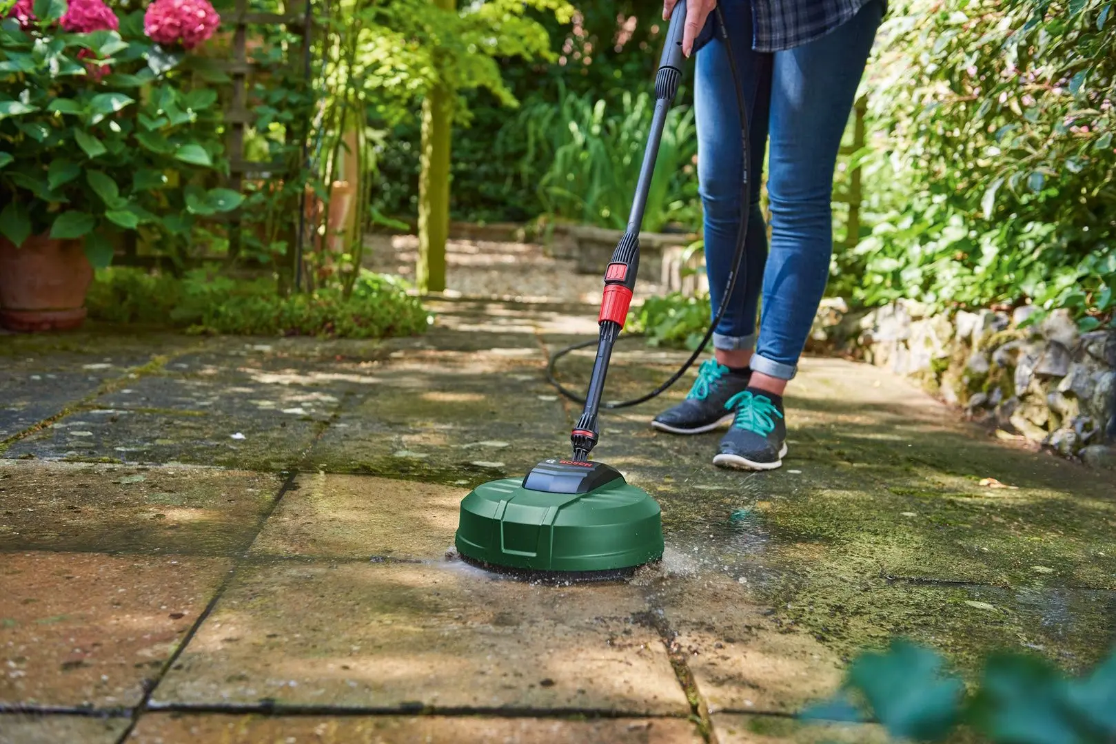 Duza pentru spalarea teraselor Bosch AquaSurf 250 (Green/Black)