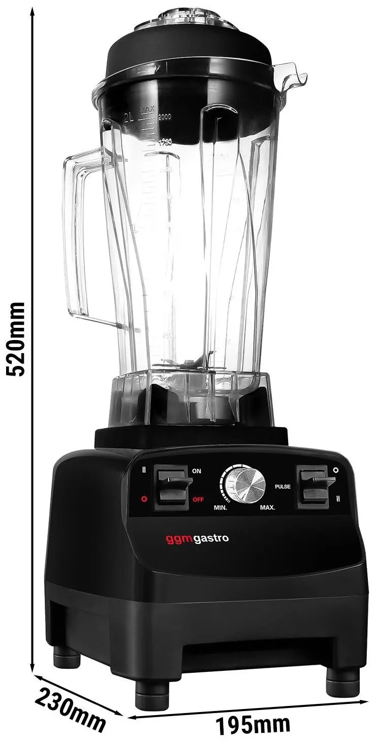 Блендер GGM Gastro FMK1500N (Black) - 10