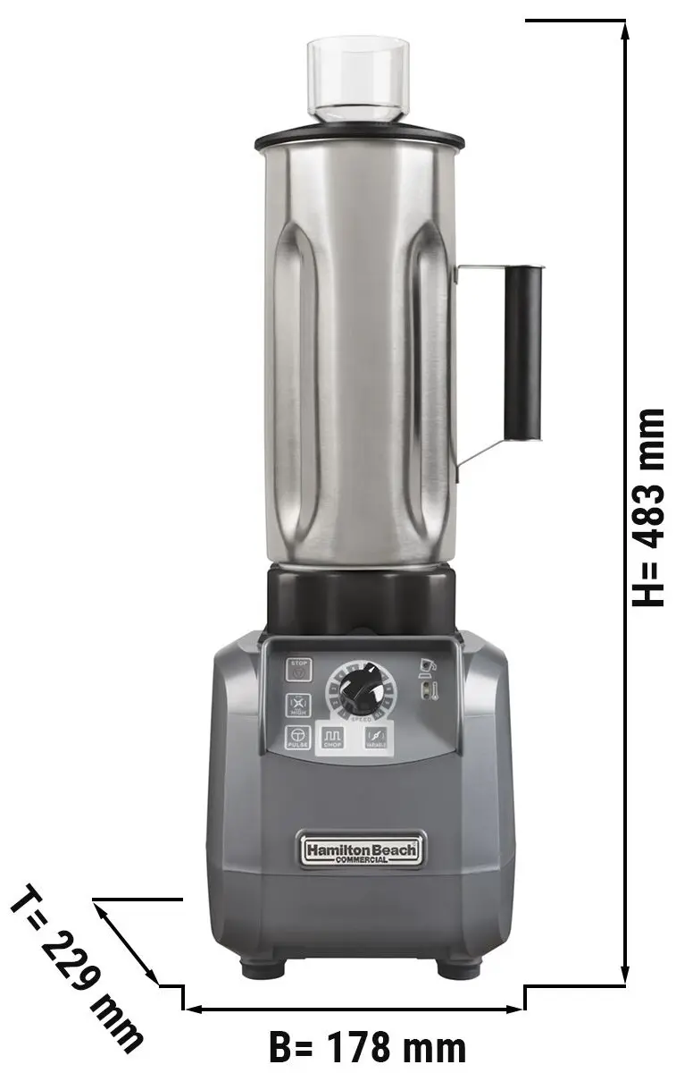 Blender Hamilton Beach Expeditor HBF600S (Grey) - 4