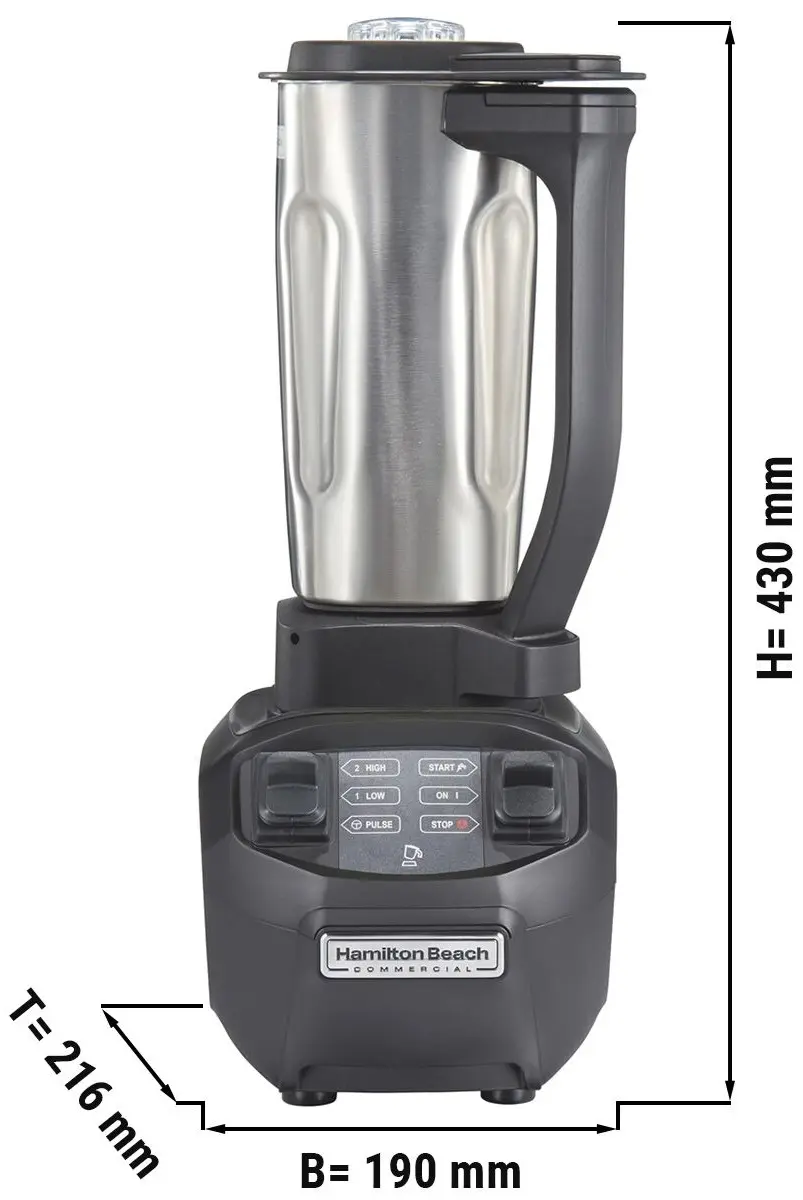 Blender Hamilton Beach Rio HBB255S-CE (Black/Inox) - 8