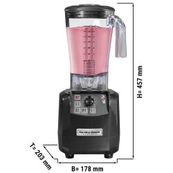 Блендер Hamilton Beach Tempest HBH650R (Black) Thumb