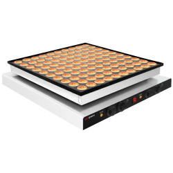 Aparat de facut mini-clatite GGM Gastro PPJ100 (Inox/Black)