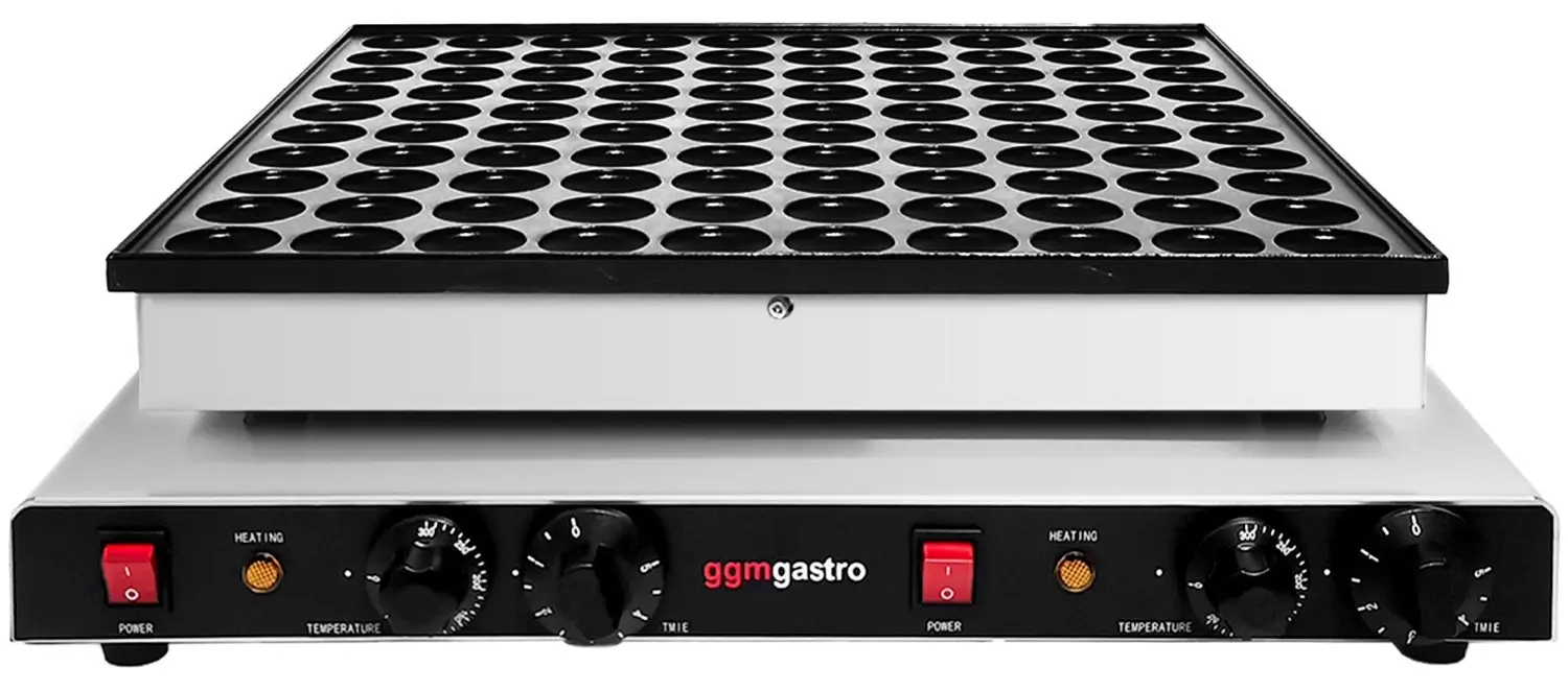 Aparat de facut mini-clatite GGM Gastro PPJ100 (Inox/Black) - 4