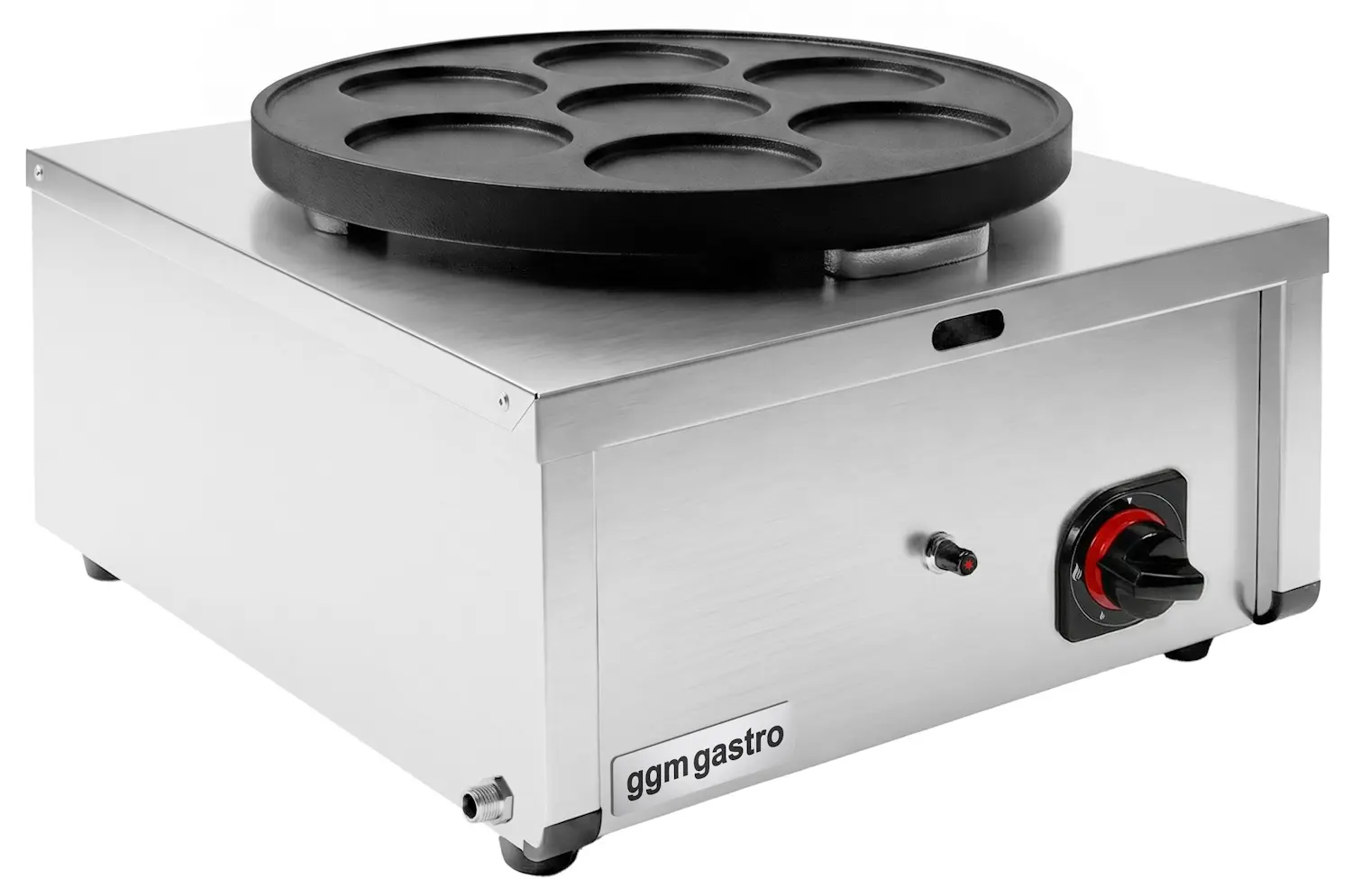Aparat de facut mini-clatite GGM Gastro CGOM5#PLCGOM5 (Inox) - 2
