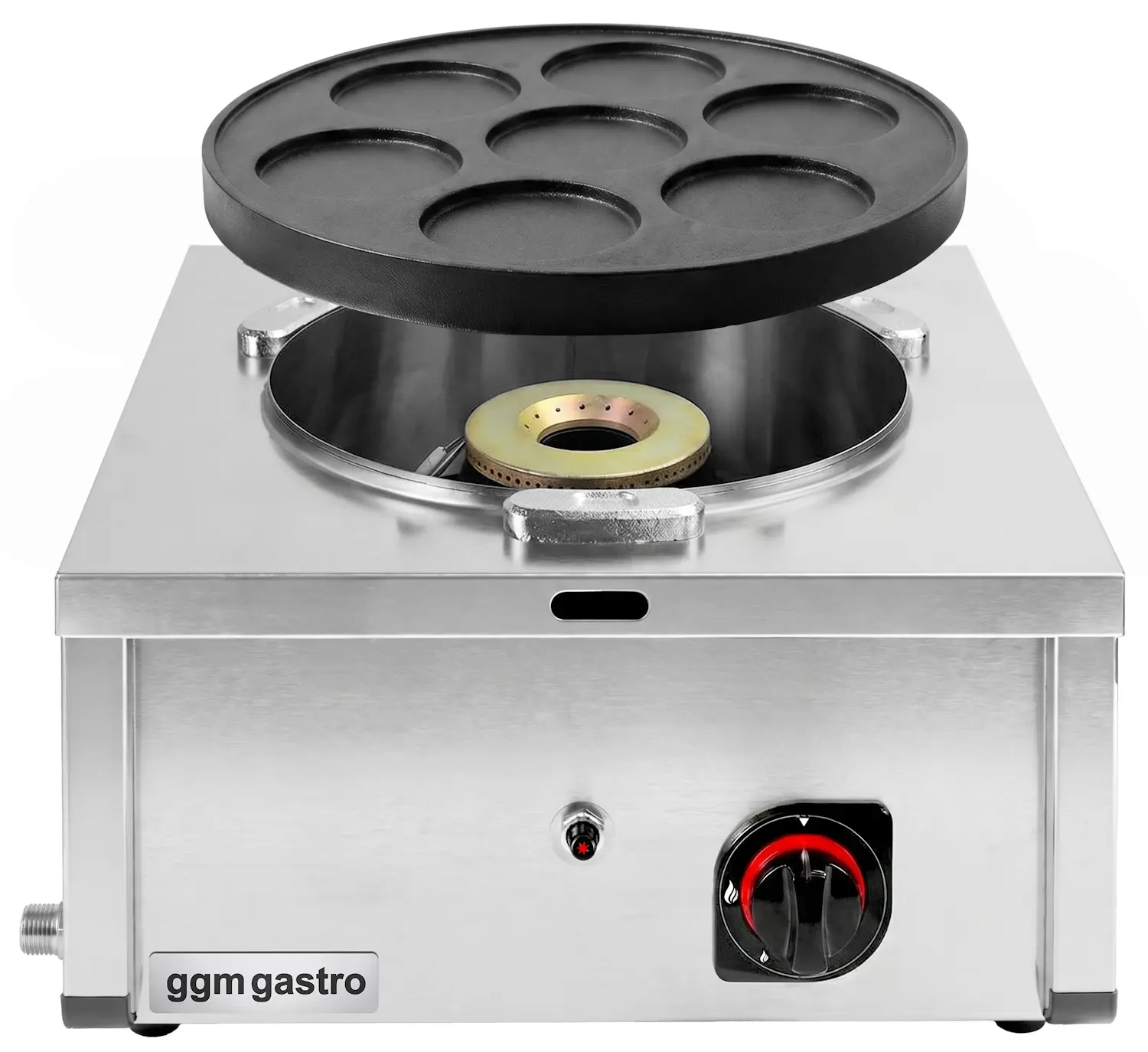 Aparat de facut mini-clatite GGM Gastro CGOM5#PLCGOM5 (Inox) - 4