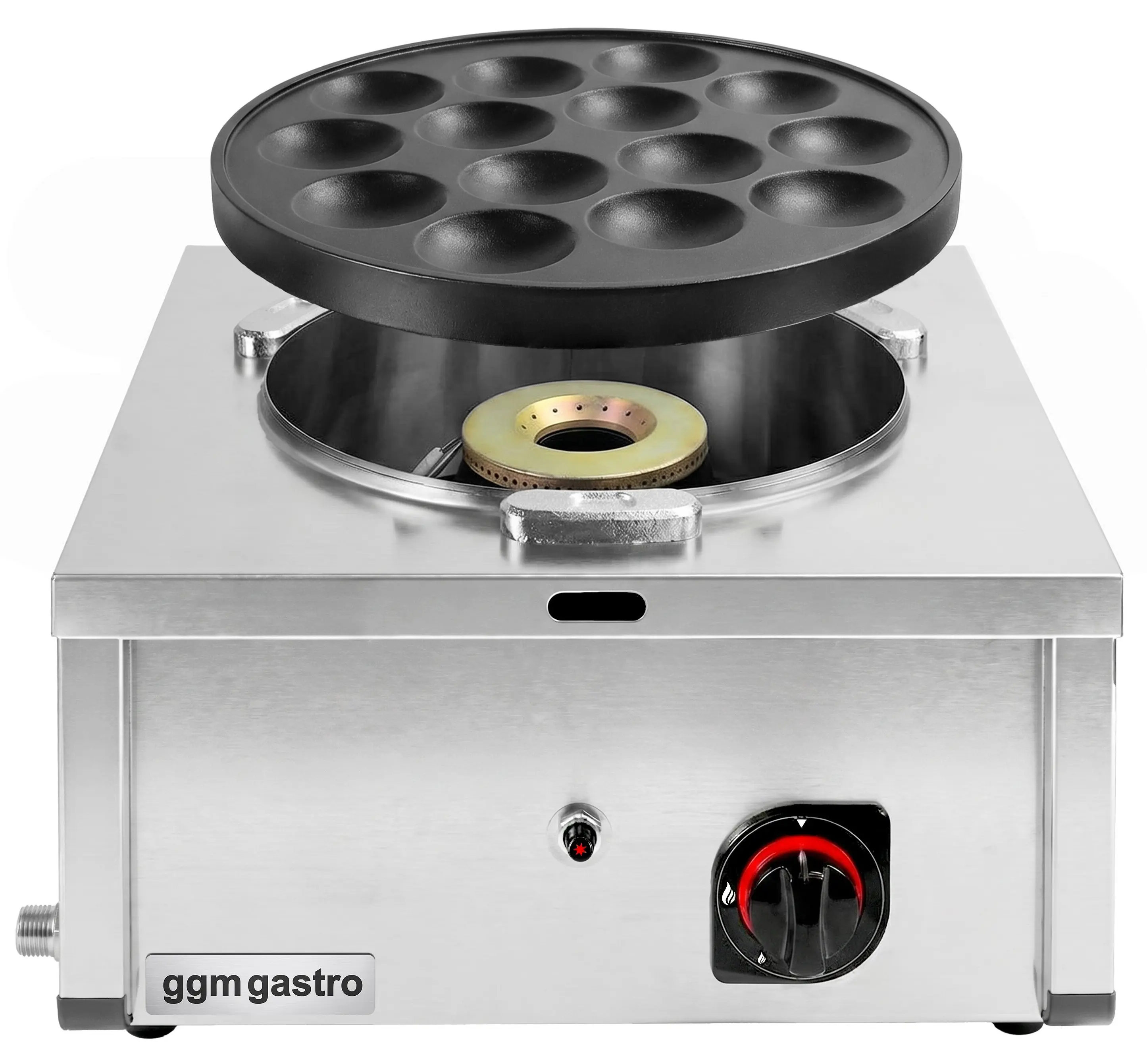 Aparat de facut mini-clatite GGM Gastro CGOM5#PLCGOM7 (Inox) - 4