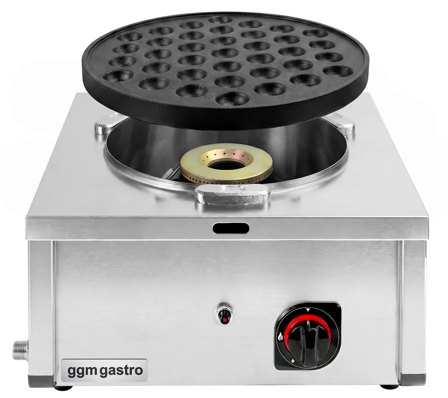 Aparat de facut mini-clatite GGM Gastro CGOM5#PLCGOM8 (Inox) - 4