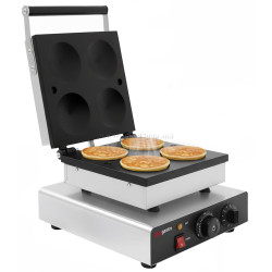 Aparat de facut mini-clatite GGM Gastro PMJ4 (Inox/Black)