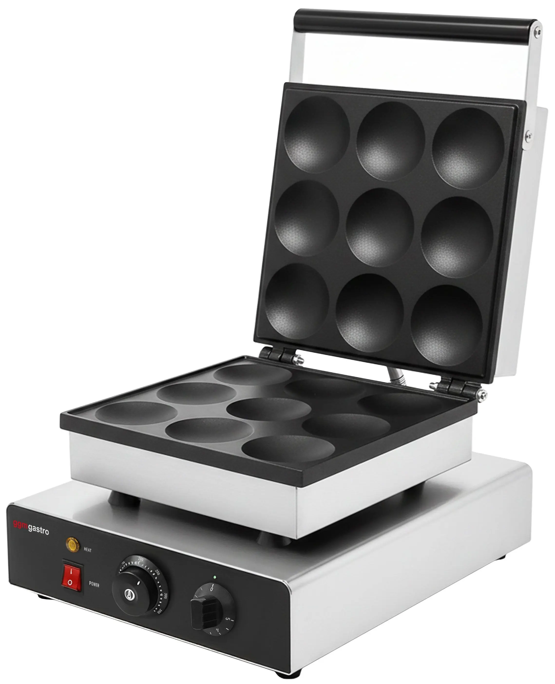 Блинница для панкейков GGM Gastro PMJ9 (Inox/Black) - 3