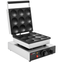 Aparat de facut mini-clatite GGM Gastro PMJ9 (Inox/Black)