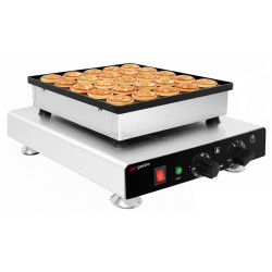 Aparat de facut mini-clatite GGM Gastro PPJ25 (Inox/Black)