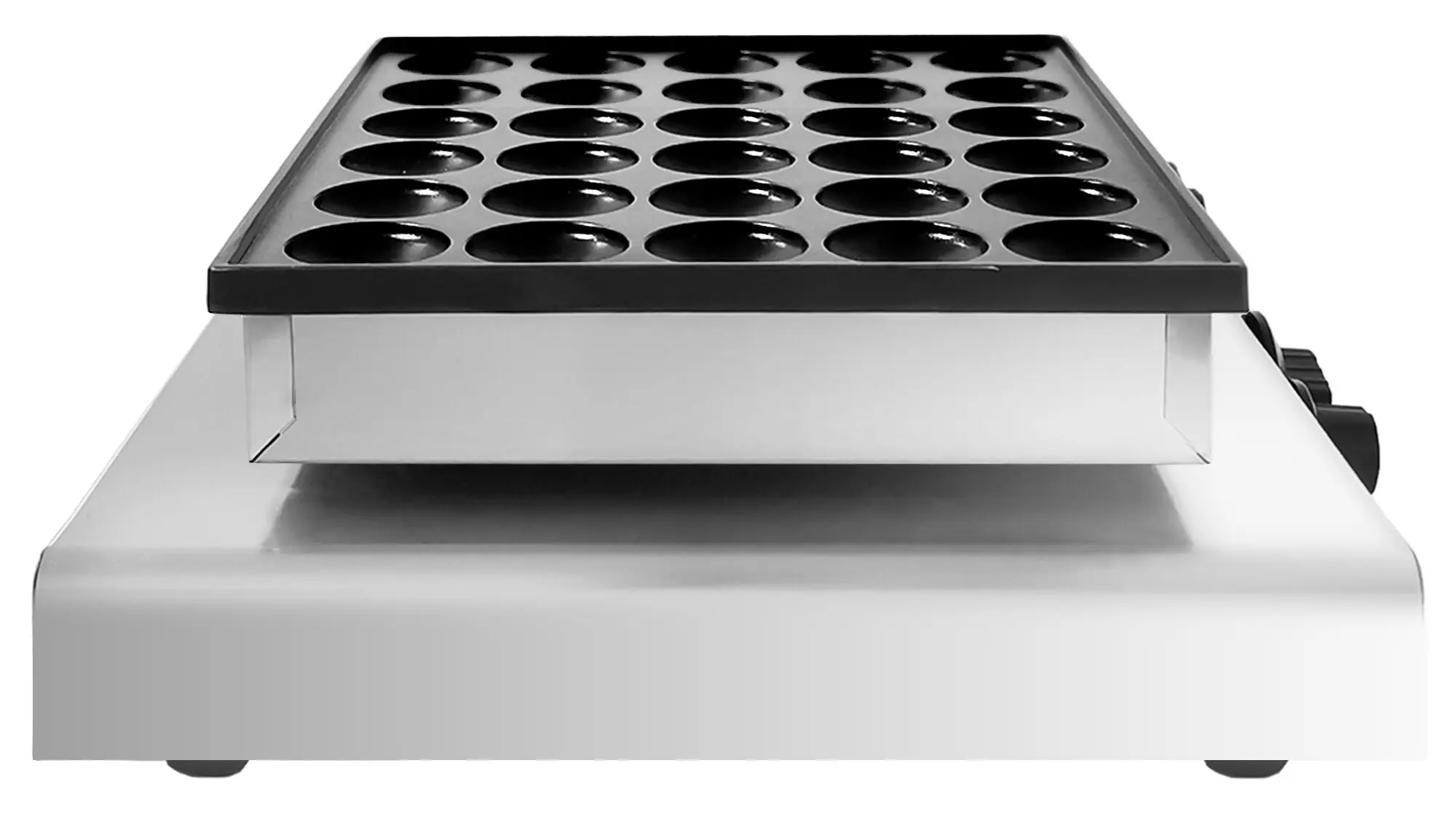 Aparat de facut mini-clatite GGM Gastro PPJ25 (Inox/Black) - 4