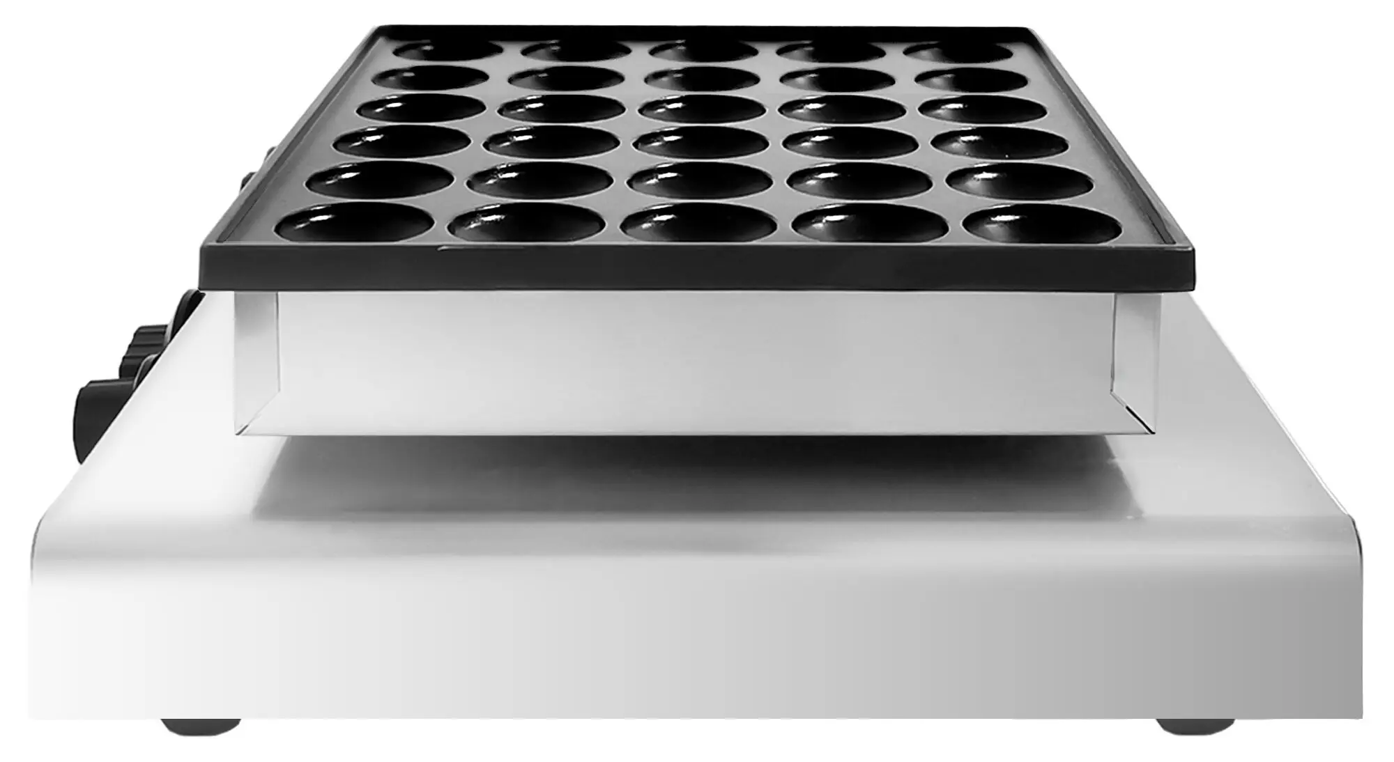 Aparat de facut mini-clatite GGM Gastro PPJ25 (Inox/Black) - 6