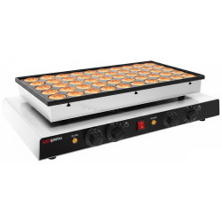 Aparat de facut mini-clatite GGM Gastro PPJ50 (Inox/Black)