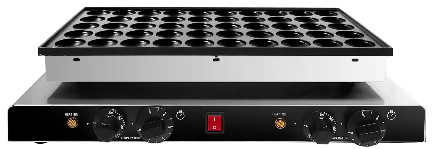 Aparat de facut mini-clatite GGM Gastro PPJ50 (Inox/Black) - 5