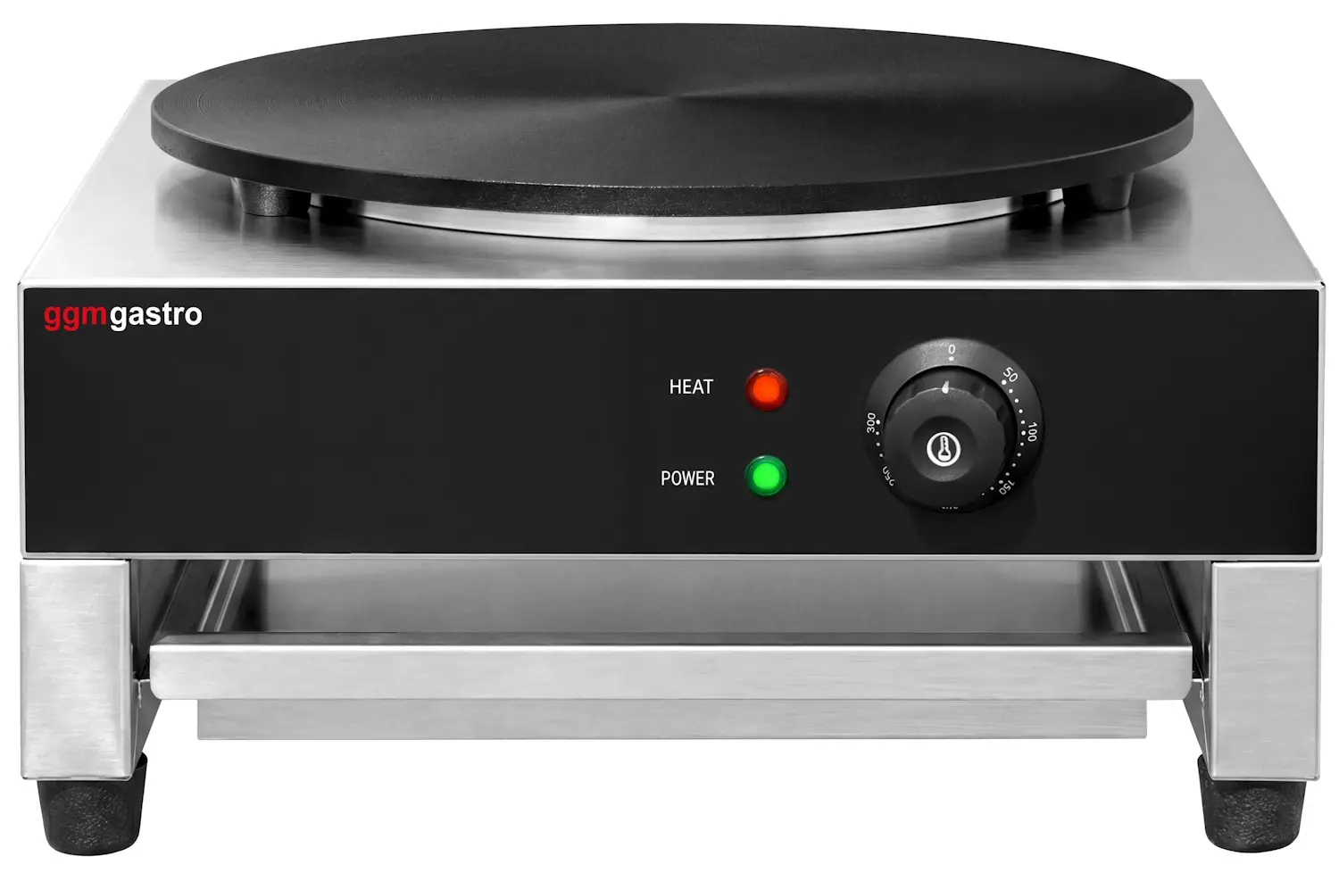 Aparat de facut clatite GGM Gastro CGJ40-1 (Black/Inox) - 3