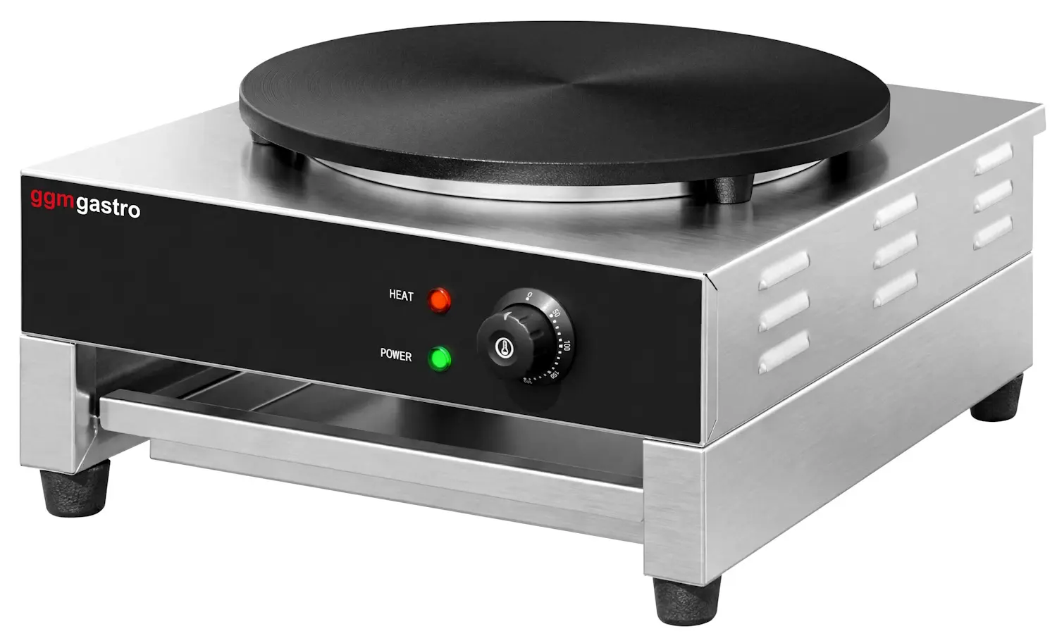 Aparat de facut clatite GGM Gastro CGJ40-1 (Black/Inox) - 4