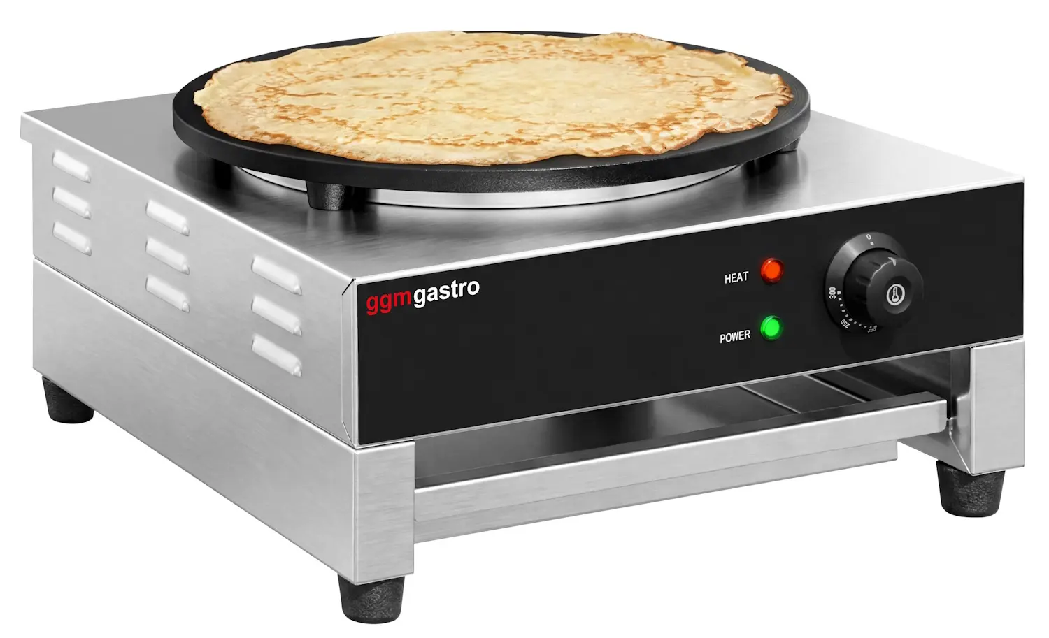 Aparat de facut clatite GGM Gastro CGJ40-1 (Black/Inox)