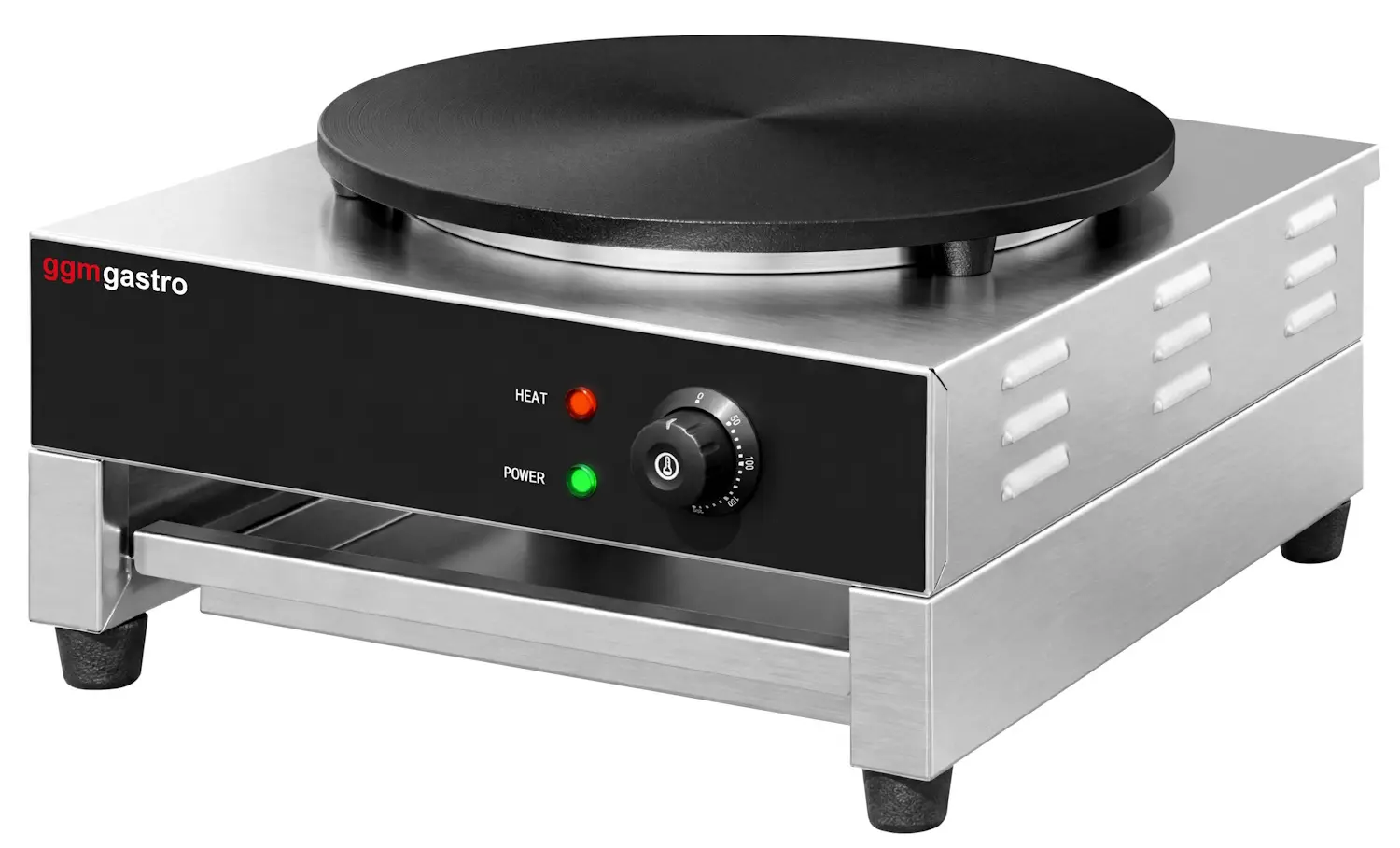 Aparat de facut clatite GGM Gastro CGJ40-1#CTVML4 (Black/Inox) - 4