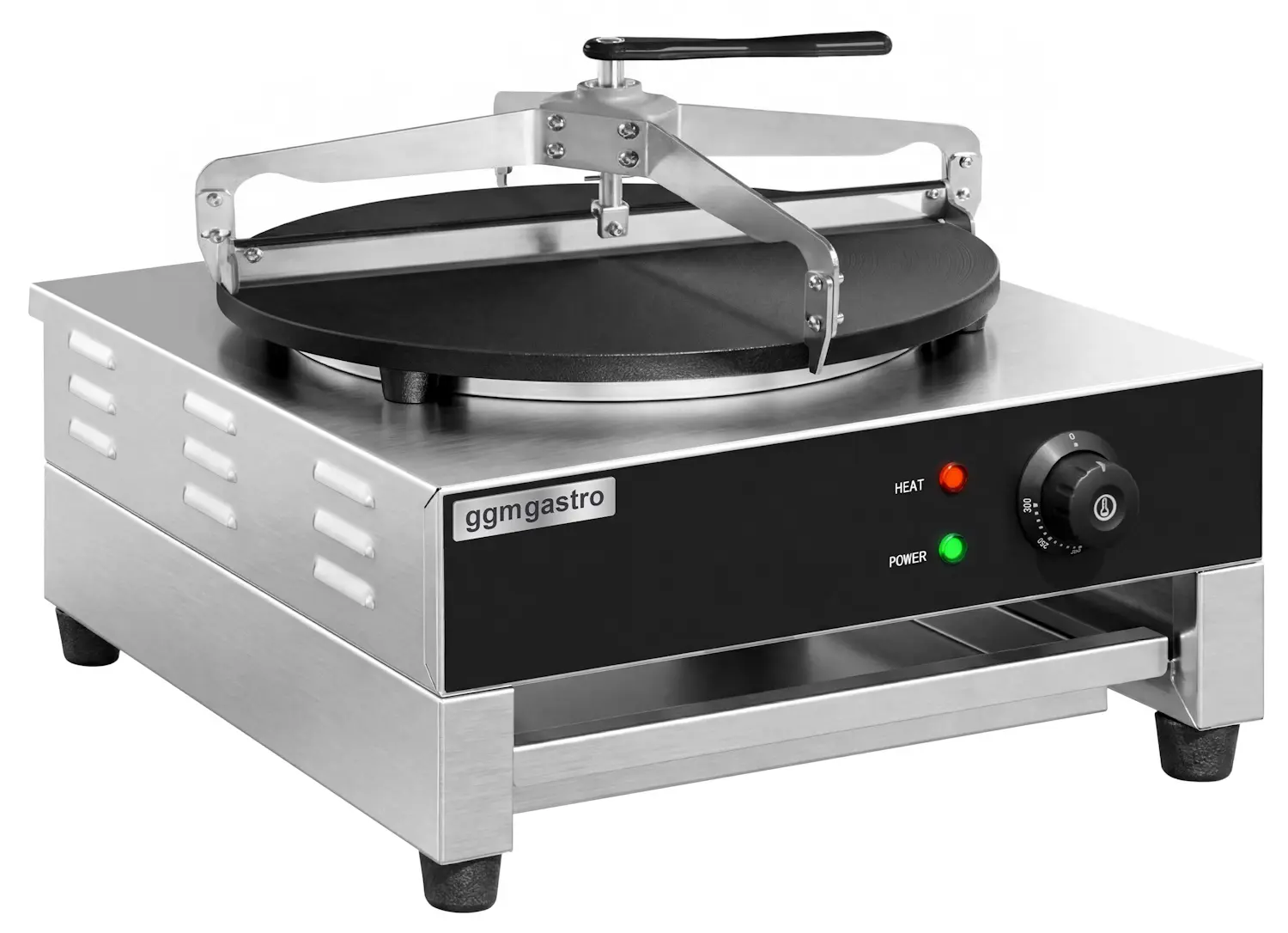 Aparat de facut clatite GGM Gastro CGJ40-1#CTVML4 (Black/Inox)