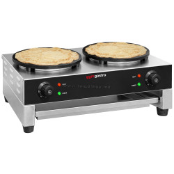 Aparat de facut clatite GGM Gastro CGJ40-2 (Black/Inox)