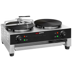 Aparat de facut clatite GGM Gastro CGJ40-2#CTVML4 (Black/Inox)