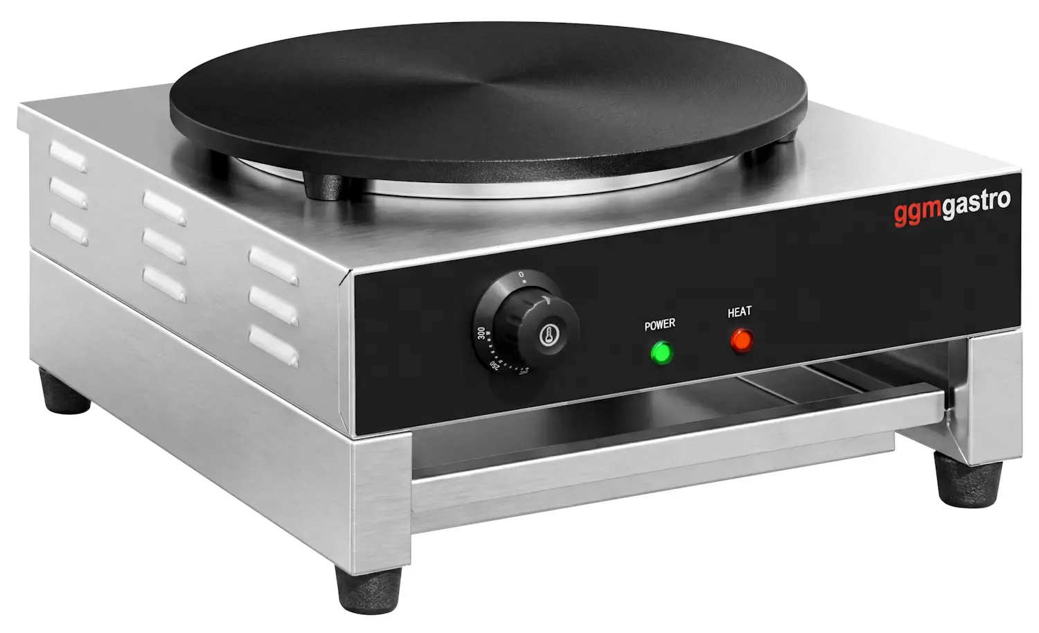 Aparat de facut clatite GGM Gastro CGK40-1 (Black/Inox) - 2