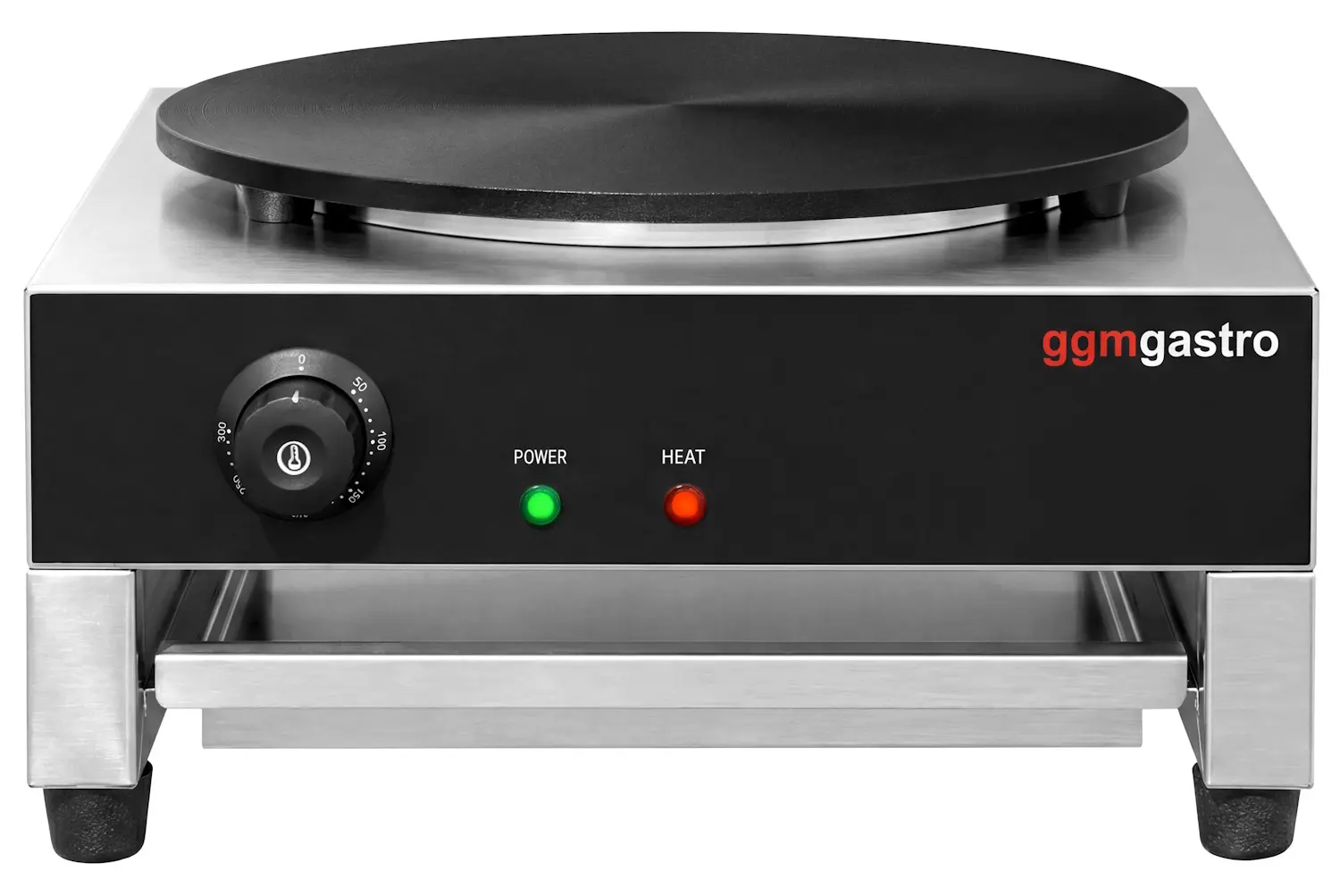 Aparat de facut clatite GGM Gastro CGK40-1 (Black/Inox) - 3