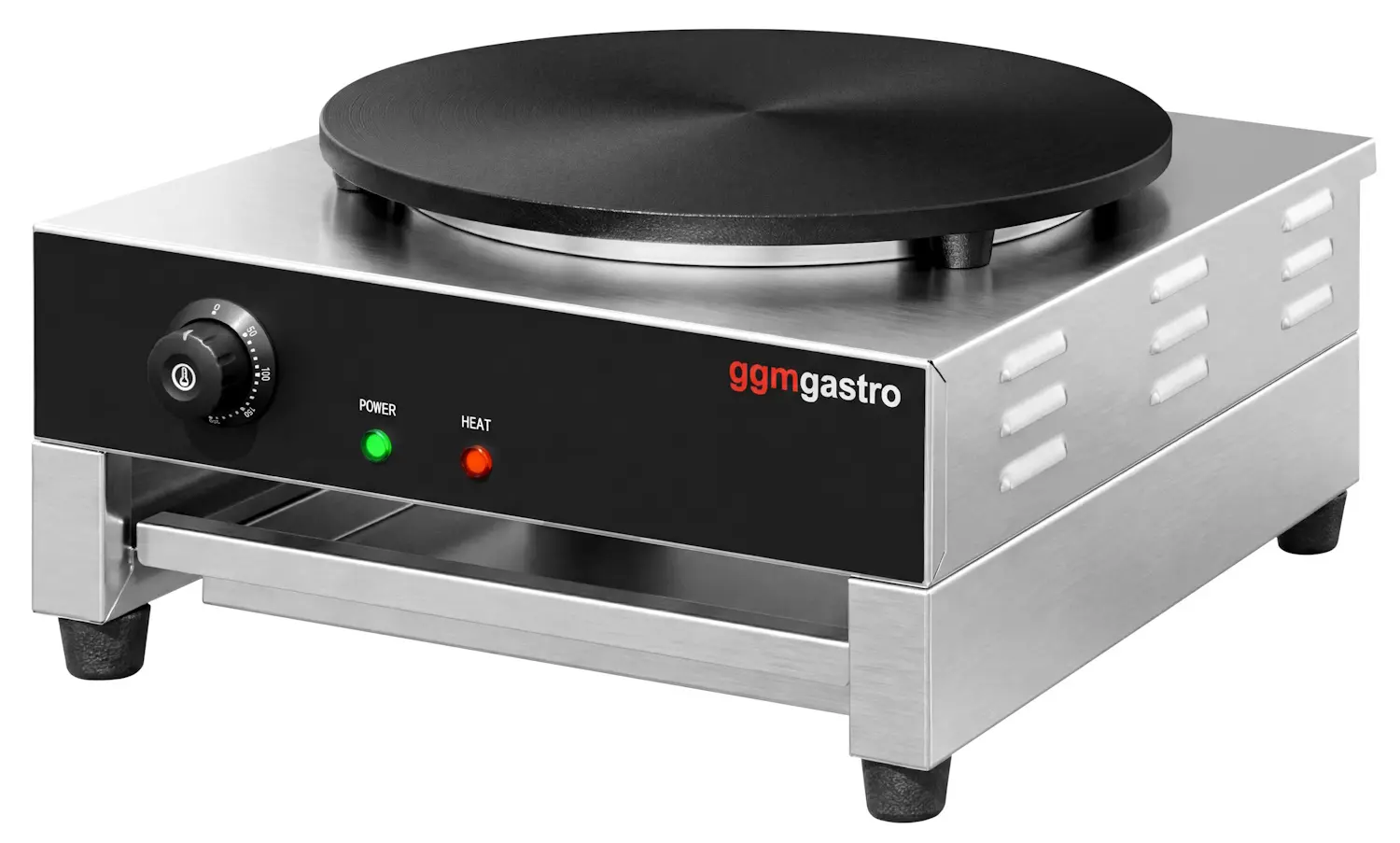 Aparat de facut clatite GGM Gastro CGK40-1 (Black/Inox) - 4