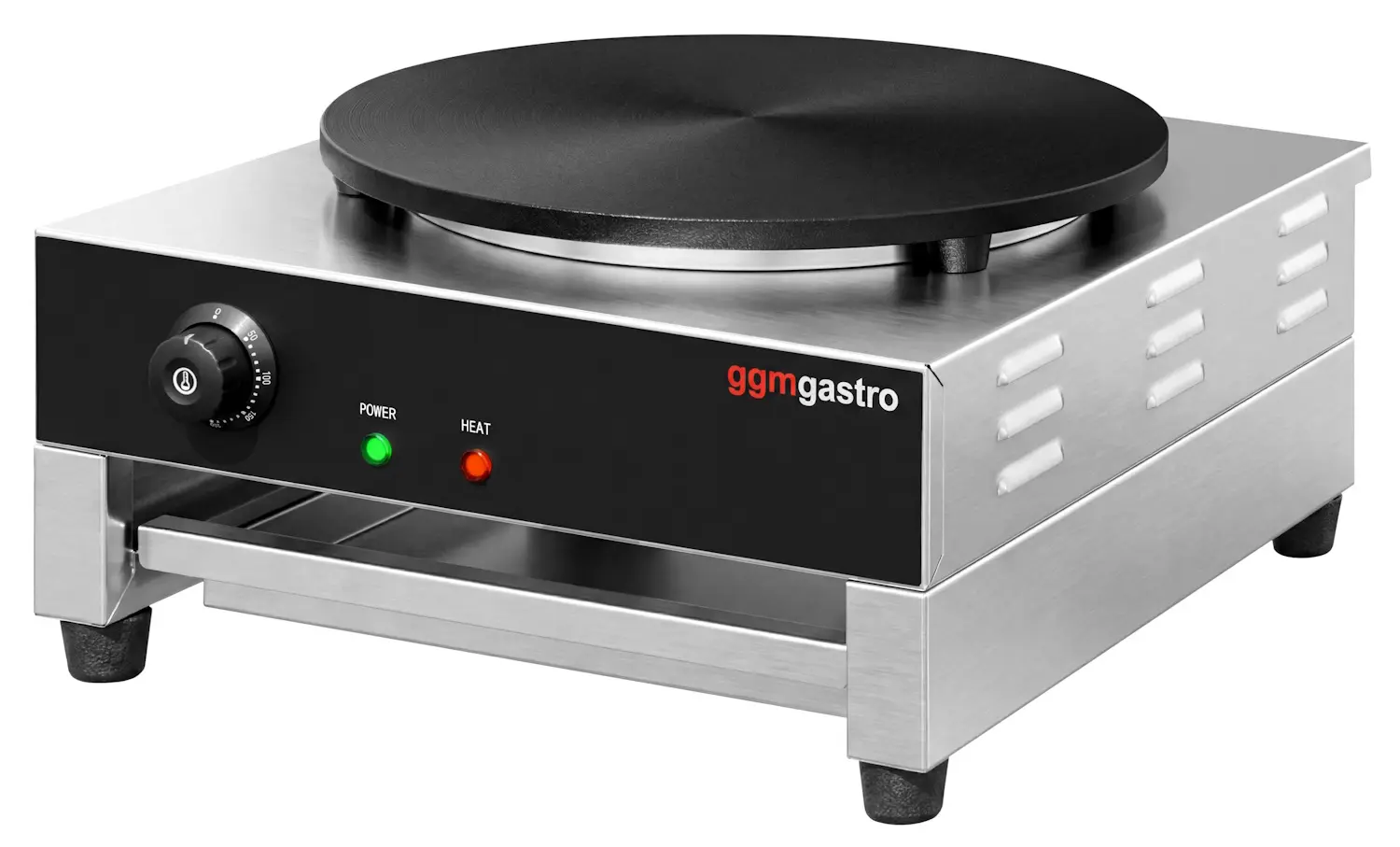Aparat de facut clatite GGM Gastro CGK40-1#CTVML4 (Black/Inox) - 4