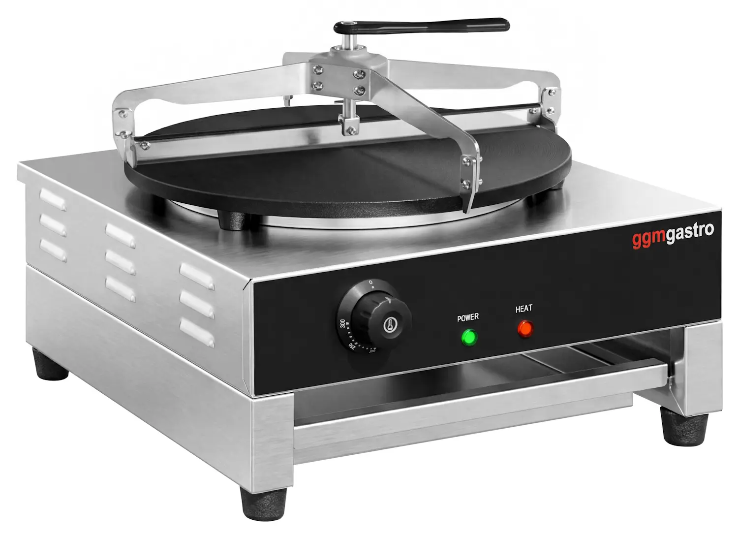 Aparat de facut clatite GGM Gastro CGK40-1#CTVML4 (Black/Inox)