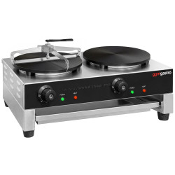 Aparat de facut clatite GGM Gastro CGK40-2#CTVML4 (Black/Inox)