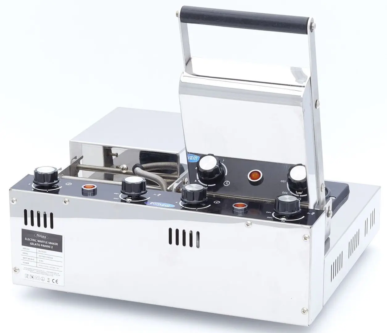 Aparat de facut clatite Maxima 9374226 (Inox/Black)