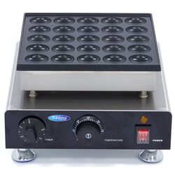 Aparat de gatit mini-pancake-uri Maxima Each (Black/Inox)