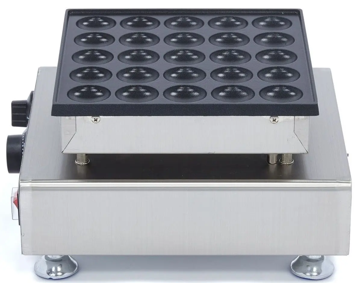 Aparat de gatit mini-pancake-uri Maxima Each (Black/Inox)