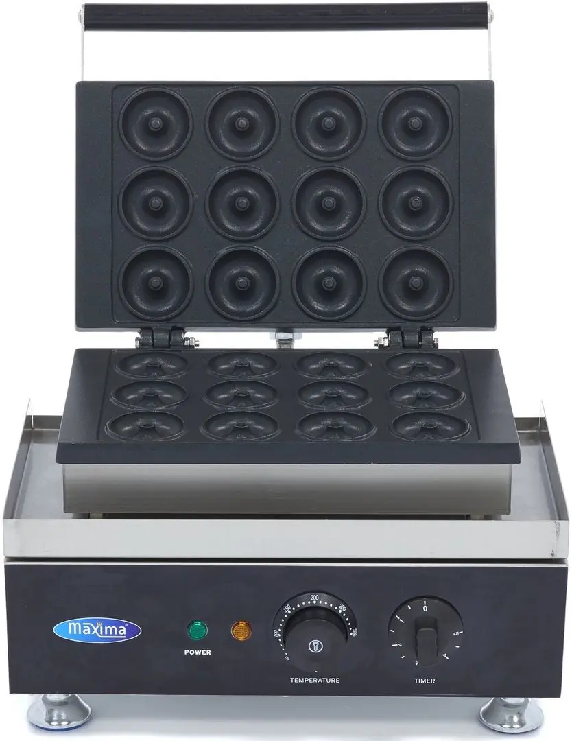 Aparat de facut gogosi Maxima 09374011 (Black/Inox)