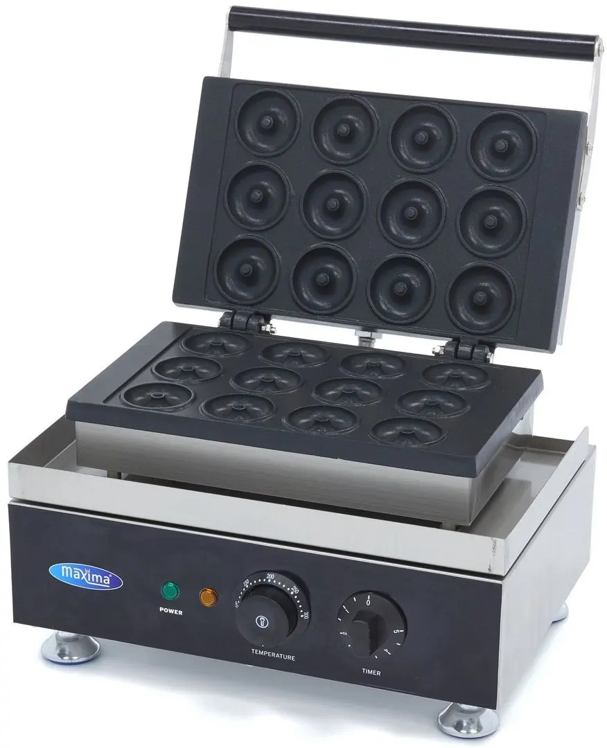 Aparat de facut gogosi Maxima 09374011 (Black/Inox)