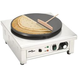 Aparat de facut clatite VidaXL 50740 (Inox/Black) Thumb