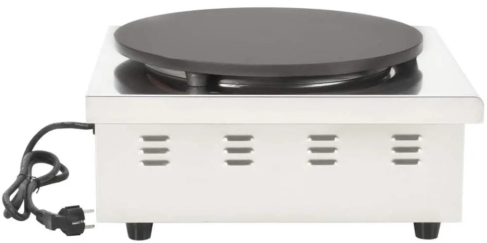 Aparat de facut clatite VidaXL 50740 (Inox/Black)