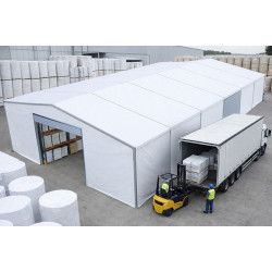 Тентовый склад Rot Service Titan Max 15x30 (White) Thumb