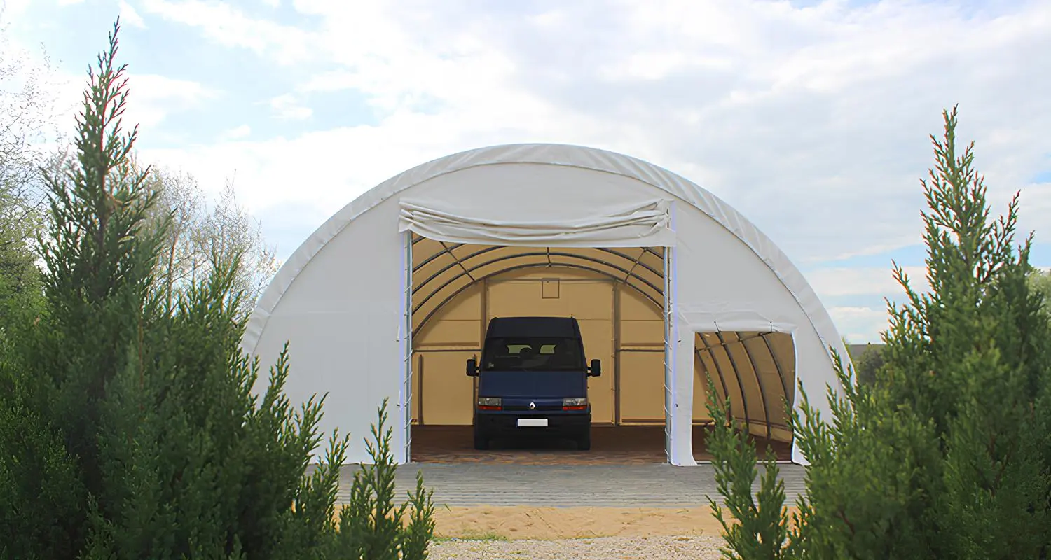 Cort industrial Tent Service Arch Hall 9x20 (White)