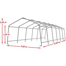 Тентовый склад Tent Service Economy 3.6x9.2 (Green) Thumb