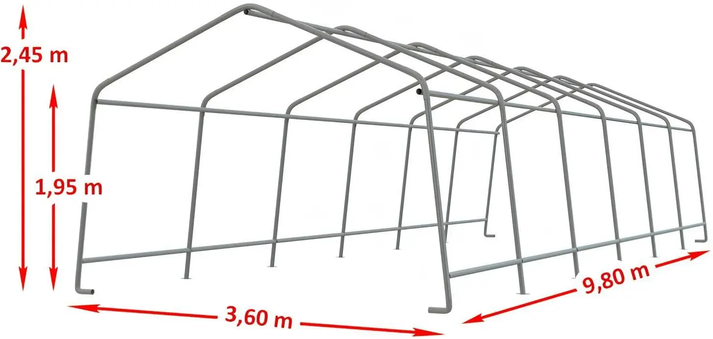 Cort industrial Tent Service Economy 3.6x9.8 (Grey)
