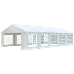 Cort industrial cu ferestre decorative Tent Service Economy 5696 5x10 (White)