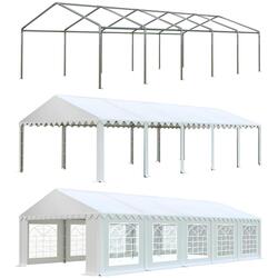 Тентовый склад с декоративными окнами Tent Service Economy 5696 5x10 (White) Thumb